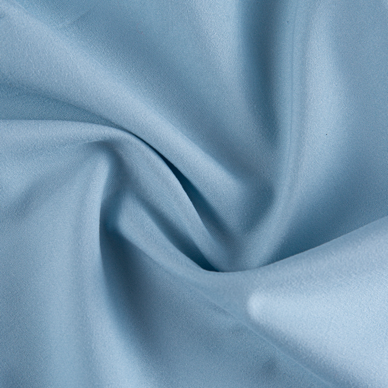 Mollis Delicate Sky Blue Polyester Dyed Fabric