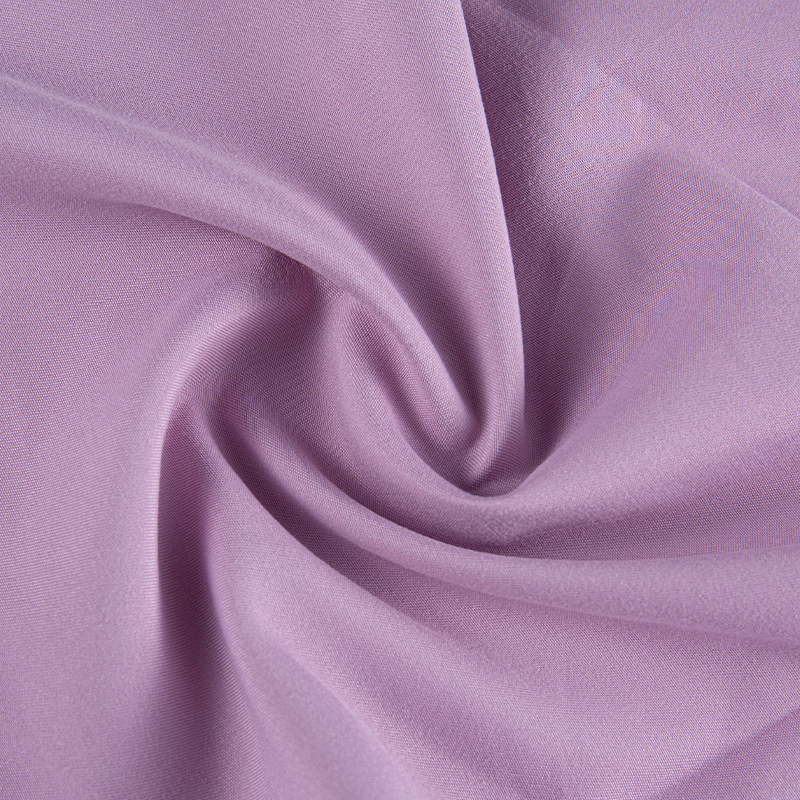 Lux Purpura Polyester Dyed Crisp Fabrica
